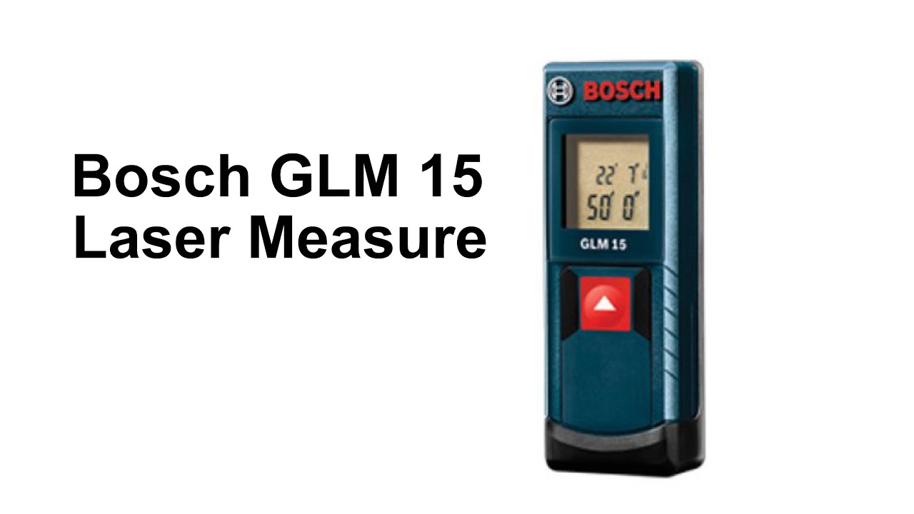 Bosch Laser Tape Measure Manual